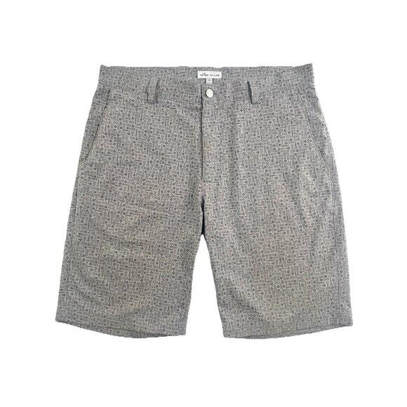 Peter Millar Shackelford Bottle Opener Shorts Mens 33 Gray Golf Four-Way Stretch - Picture 1 of 13